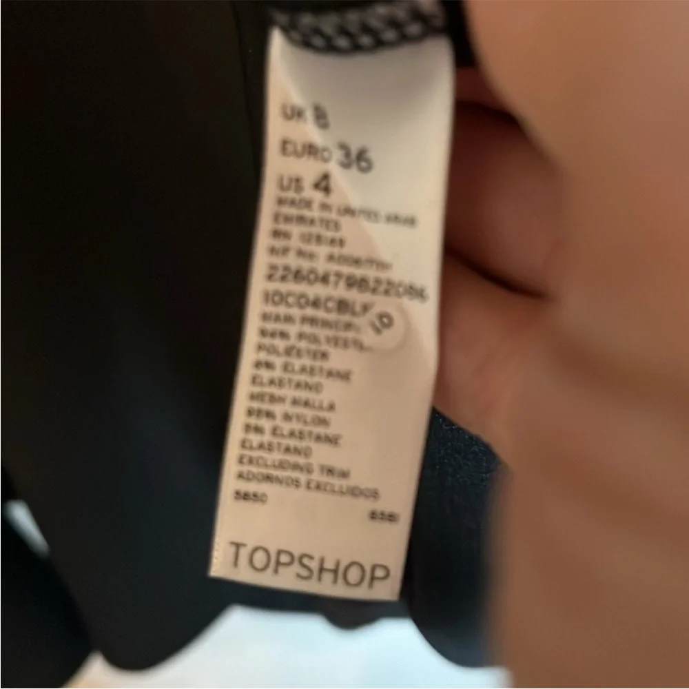 NWT Topshop Black Cocktail Dress Fit Flare
Embellished Jewels Cap Sleeve Size 4 - Picture 15 of 15